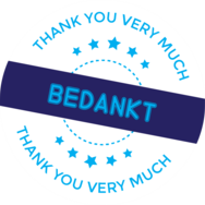 Sluitzegel Bedankt 017