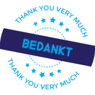 Sluitzegel Bedankt 017