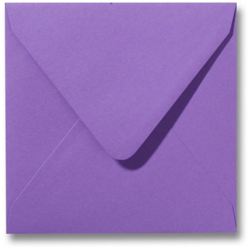 Envelop Roma 16 x 16 cm paars