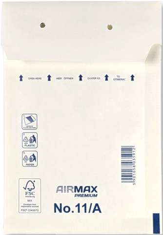 Luchtkussenenvelop 11/A 12 x 17,5 cm Wit