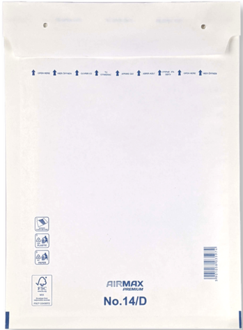Luchtkussenenvelop 14/D 20 x 27,5 cm Wit