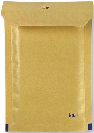Luchtkussenenvelop 11/A 12 x 17,5 cm Bruin