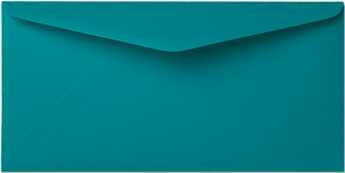 Envelop Seasons 11 x 22 cm Aqua