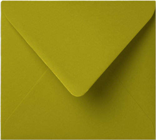 Envelop Seasons 12,5 x 14 cm Bladgroen