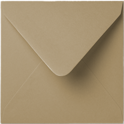 Enveloppe Saisons 14 x 14 cm Chameau