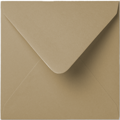 Enveloppe Saisons 14 x 14 cm Chameau