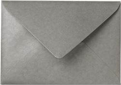 Envelop Rustic Metallic 12,5 x 17,6 cm Titanium