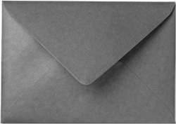 Envelop Rustic Metallic 12,5 x 17,6 cm Platinum