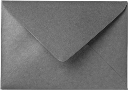Envelop Rustic Metallic 12,5 x 17,6 cm Platinum