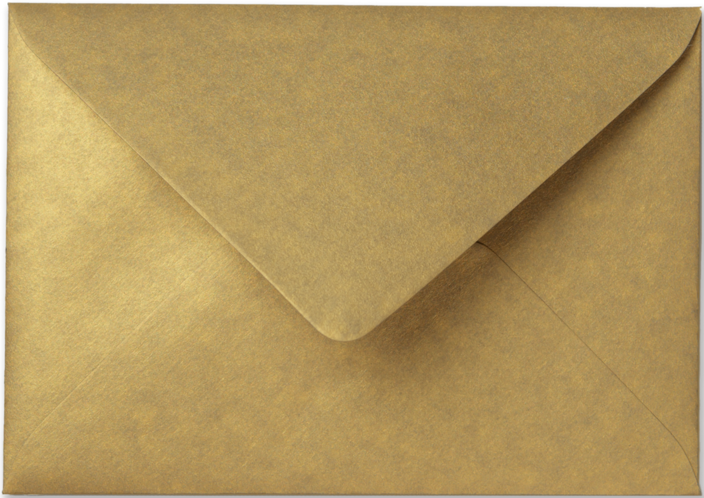 Matron dosis Implementeren Envelop Rustic Metallic 12,5 x 17,6 cm Gold Palm Papier BE