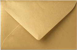 Envelop Specials 9 x 14 cm Metallic gold rush