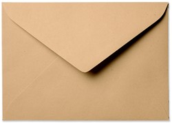 Envelop Kraft 15,6 x 22 cm bruin