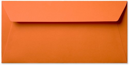 Envelop Specials 11 x 22 cm striplock donkeroranje