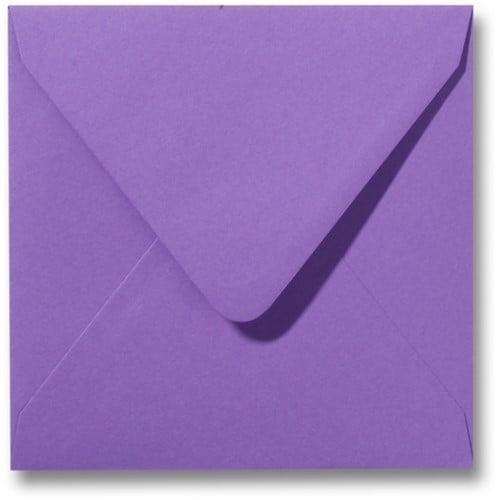 Envelop Roma 12 x 12 cm paars