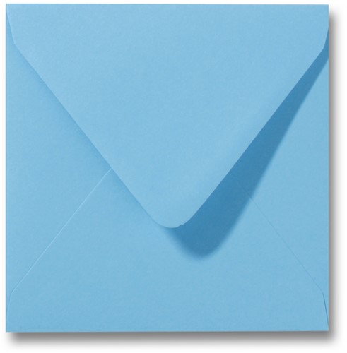 Envelop Roma 12 x 12 cm oceaanblauw