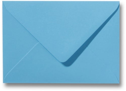 Envelop Roma 12 x 18 cm oceaanblauw