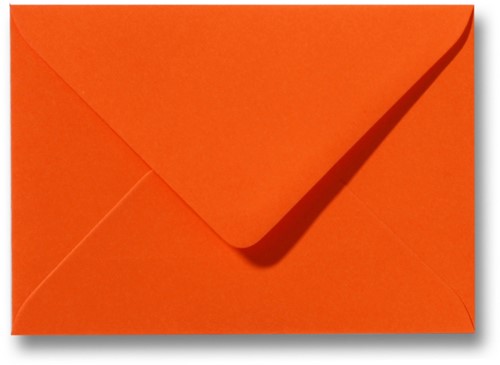 Envelop Roma 13 x 18 cm donkeroranje