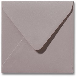 Enveloppe Metallique 14 x 14 cm caramel