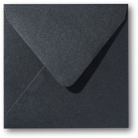 Envelop Metallic 14 x 14 cm black