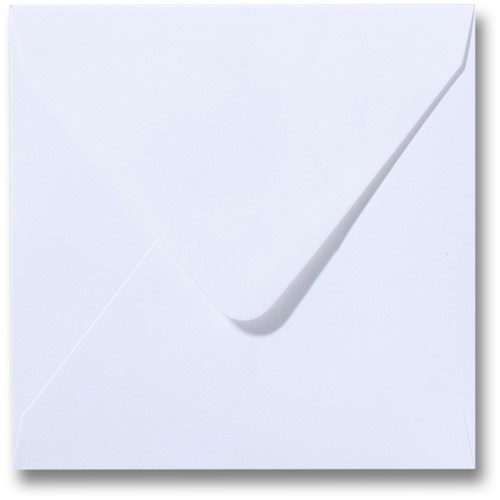 Envelop Roma 14 x 14 cm wit