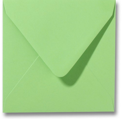 Envelop Roma 14 x 14 cm appelgroen
