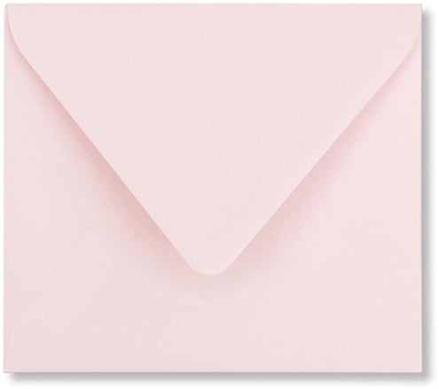 Envelop Roma 12,5 x 14 cm lichtroze