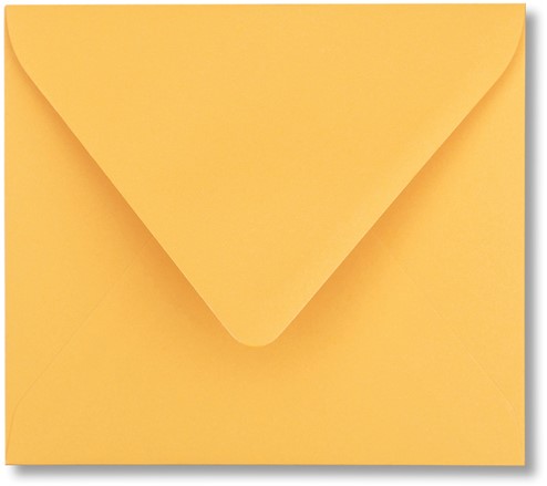 Envelop Roma 12,5 x 14 cm goudgeel