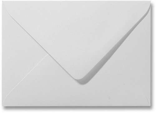 Envelop Metallic 15,6 x 22 cm white