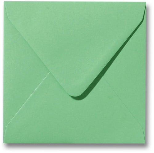 Envelop Roma 16 x 16 cm weidegroen