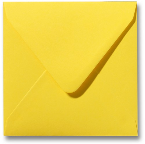 Envelop Roma 16 x 16 cm boterbloemgeel