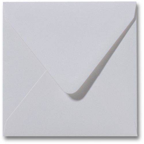 Envelop Metallic 16 x 16 cm white