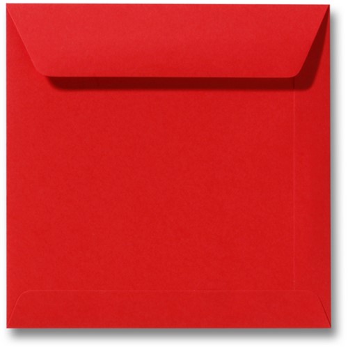 Envelop Specials 17 x 17 cm koraalrood