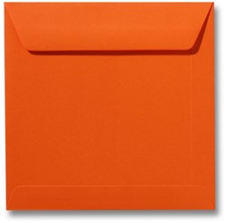 Envelop Specials 17 x 17 cm donkeroranje