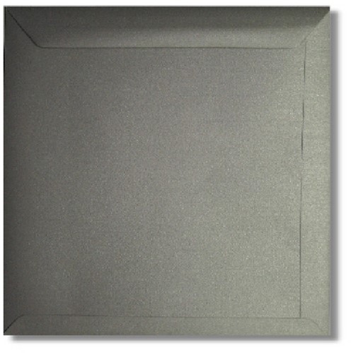 Envelop Metallic 22 x 22 cm silver pearl