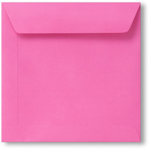 Envelop Roma 22 x 22 cm knalroze
