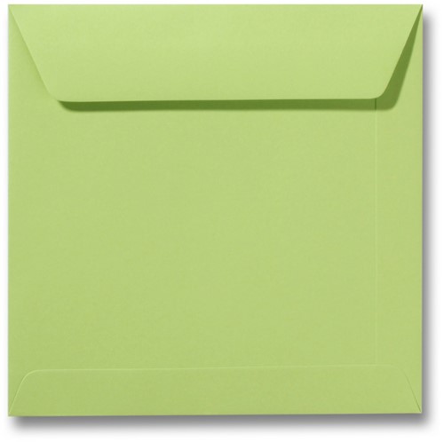 Envelop Roma 22 x 22 cm lindegroen