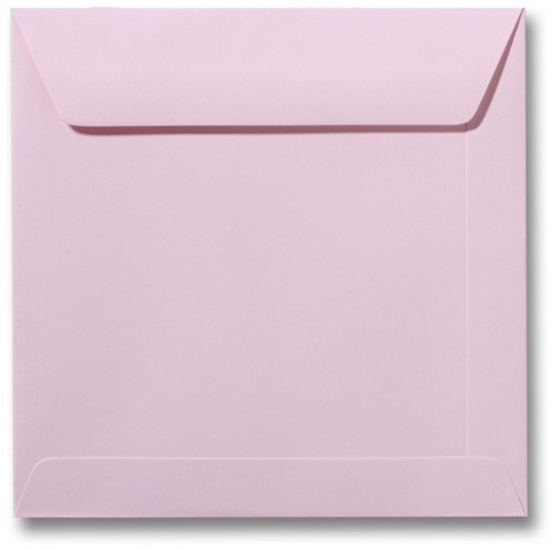 Envelop Roma 22 x 22 cm lichtroze