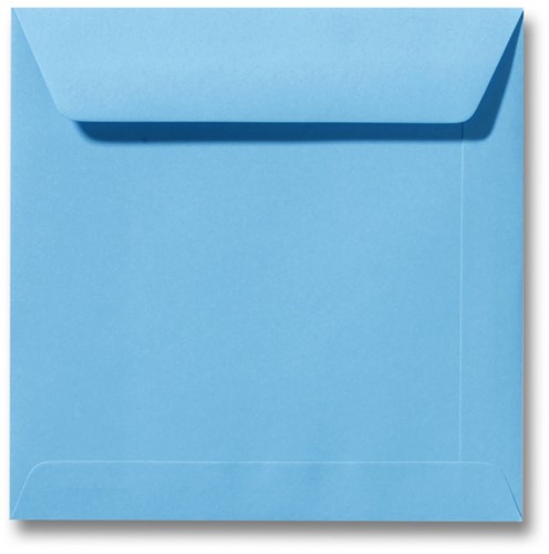 Envelop Roma 22 x 22 cm oceaanblauw