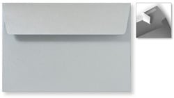 Envelop Specials 12,6 x 18 cm striplock Metallic silver pearl