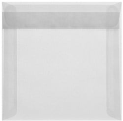 Envelop Transparant 17 x 17 cm striplock wit
