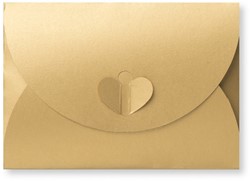 Geschenkenvelop 11 x 15,6 cm Metallic gold