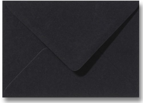 Envelop Roma 12,5 x 17,6 cm zwart