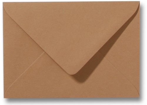 Envelop Roma 12,5 x 17,6 cm bruin