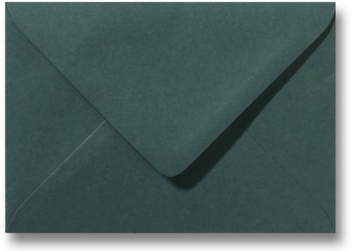 Envelop Roma 12,5 x 17,6 cm donkergroen