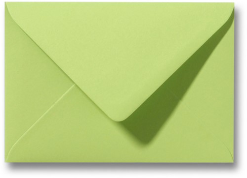 Envelop Roma 12,5 x 17,6 cm lindegroen