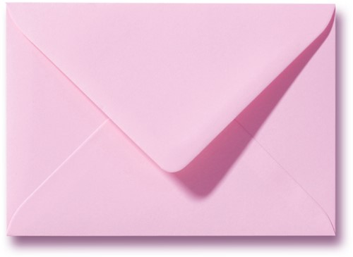 Envelop Roma 12,5 x 17,6 cm donkerroze