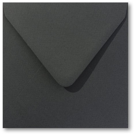 Envelop Vintage 14 x 14 cm jagergroen