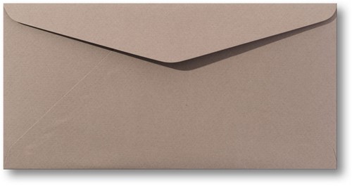 Envelop Vintage 11 x 22 cm zandbruin
