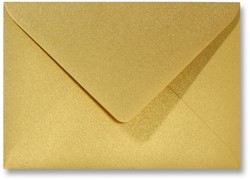 Enveloppe Metallique 11 x 15,6 cm gold