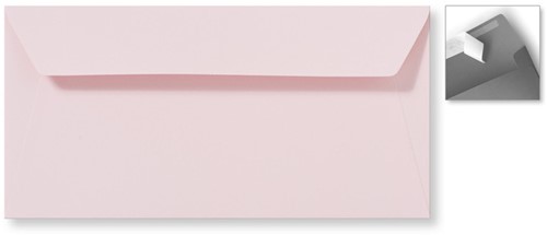 Envelop Specials 11 x 22 cm striplock lichtroze